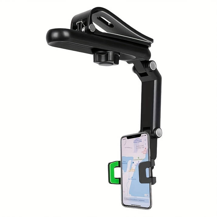 1080 ° Clip-On Rotatable Car Smartphone Mount