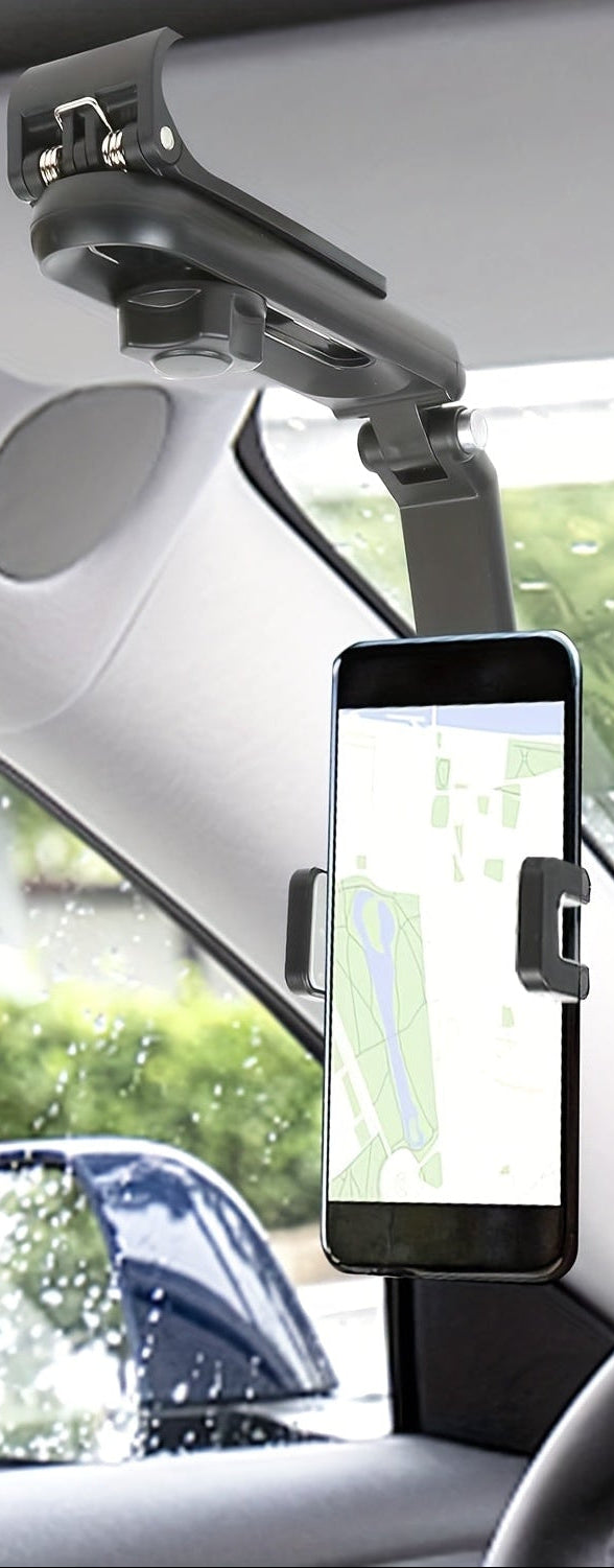 1080 ° Clip-On Rotatable Car Smartphone Mount