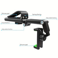1080 ° Clip-On Rotatable Car Smartphone Mount